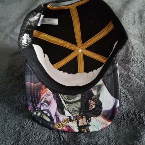 JoJo Bizarre Leather Bill Snapback Cap / Hat - Picture 6 of 7